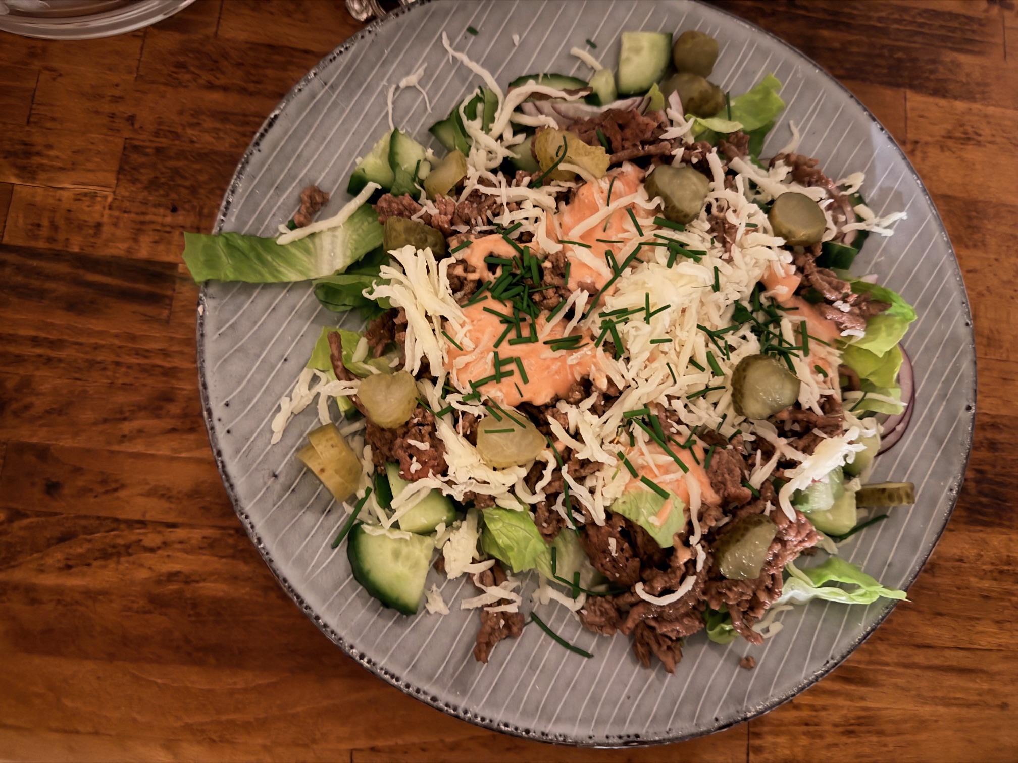 Quesidilla med tun og spinat