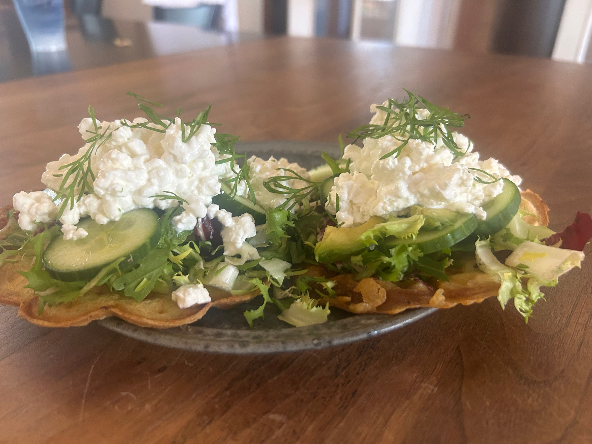 Tahini brød med ost